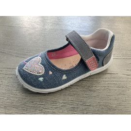 Loneta Zapyflex vaquero lavado corazón