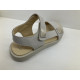 Sandalia beige apliques marfil