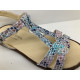 Sandalia multicolor