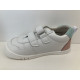 Deportivo barefoot Piruflex blanco/rosa/menta