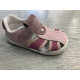 Sandalia lona barefoot tonos rosas