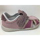 Sandalia lona barefoot tonos rosas