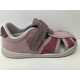 Sandalia lona barefoot tonos rosas