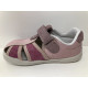 Sandalia lona barefoot tonos rosas