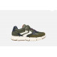 Deportivo Geox piel/malla kaki