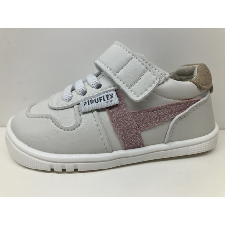 Deportivo barefoot Pirufkex detalle rosa/camel