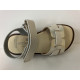 Sandalia beige con dorado