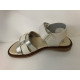 Sandalia beige con dorado