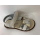 Sandalia beige con dorado