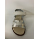 Sandalia beige con dorado
