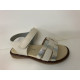 Sandalia beige con dorado