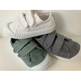 Loneta velcro algodón lavado