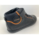 Basket Geox junior negro/naranja